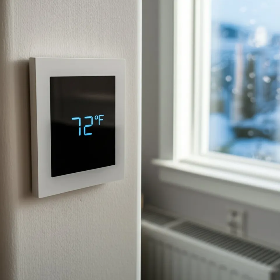 Thermal imaging scan showing heat escaping through the roof of a Seattle-area home with insufficient attic insulation